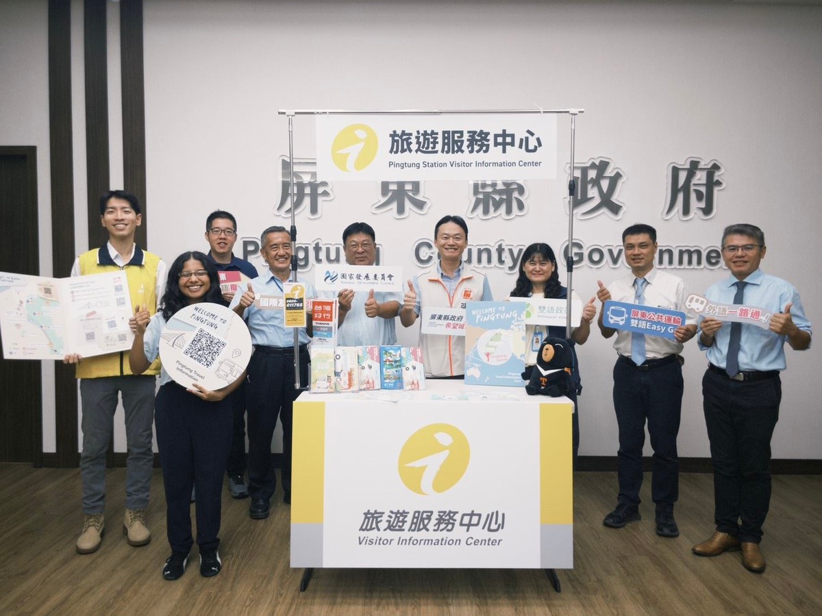 屏東公共運輸雙語再升級！15處場站導入旅遊小卡、QR資訊　外國旅客暢遊更Easy