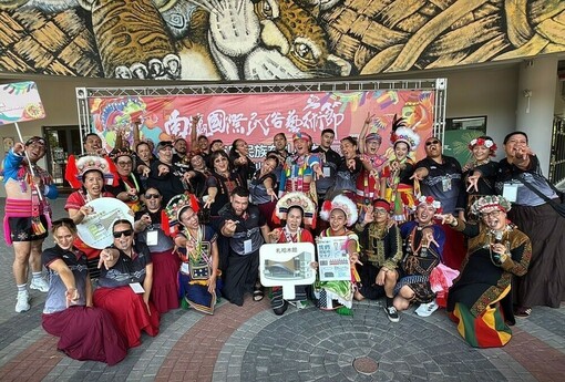 毛利舞團走進臺南札哈木樂原！臺灣原民以舞會友　展開跨海文化交流