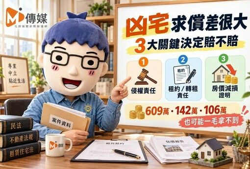 房客輕生變凶宅，房東求償有人拿609萬、有人一毛都拿不到！法院判決揭3大勝敗關鍵