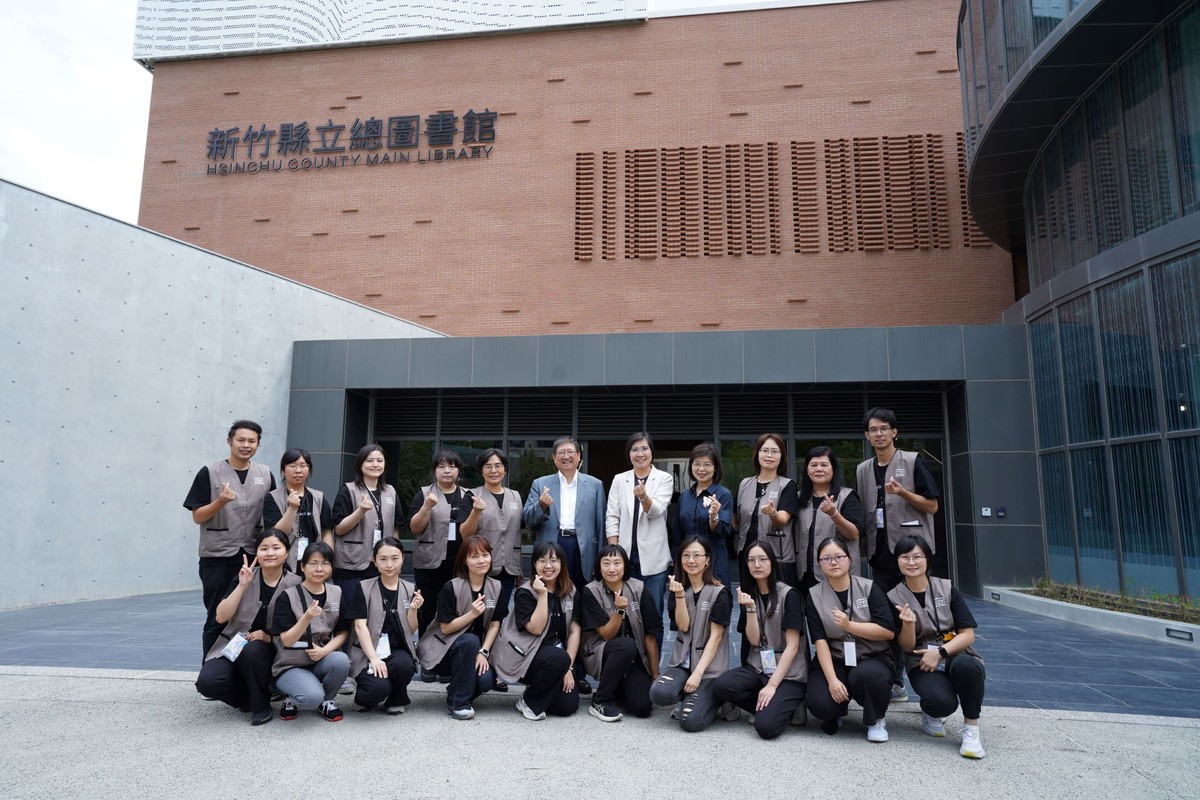 森林中的圖書館試營運！新竹縣立總圖公共藝術揭幕　12/18正式開館