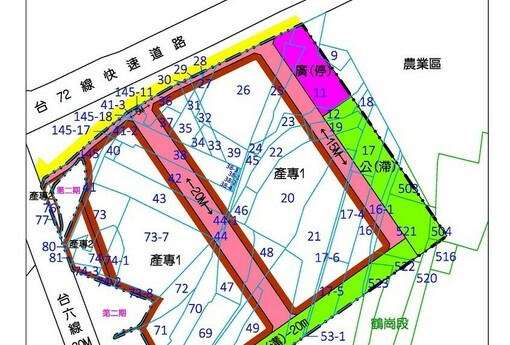 苗栗水鶴重劃區竣工 閒置40年土地轉型產業專區