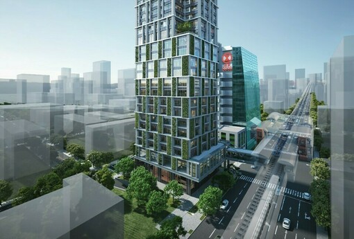 東區新地標「忠孝懷生」公辦都更案上樑 打造垂直森林綠建築