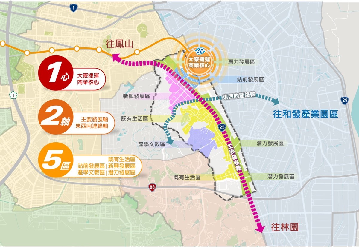 國道7號帶動轉型 高雄大寮啟動10年最大都市計畫檢討