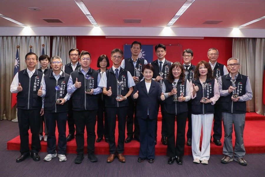 盧秀燕親頒「廉能透明獎」 台中市府各機關展現陽光治理成果