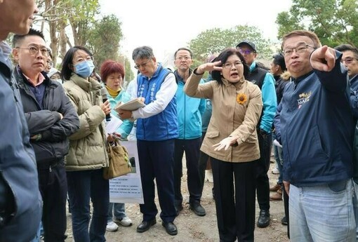 張麗善縣長率隊會勘西螺大橋公園  期盼提升運動休閒及觀光量能