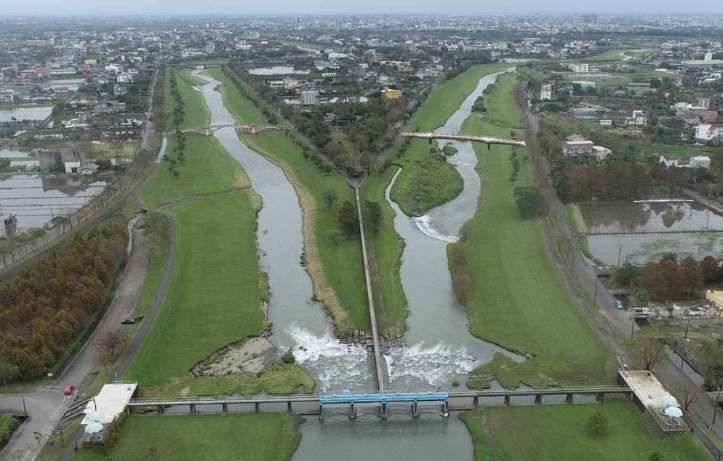 「安農溪分洪堰公園南側南支流跨越橋梁建置工程」 代理縣長工程視察記者會