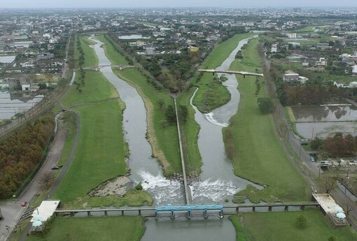 「安農溪分洪堰公園南側南支流跨越橋梁建置工程」 代理縣長工程視察記者會