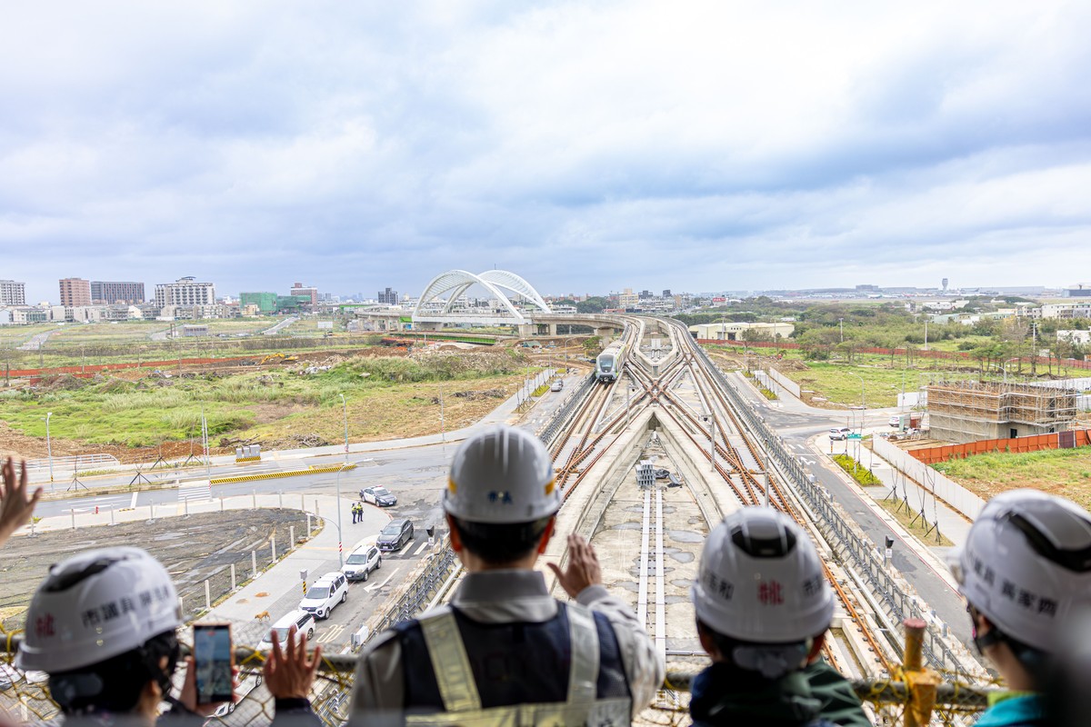 桃園捷運綠線邁入新里程　張市長：持續朝北段7站優先通車全力推進