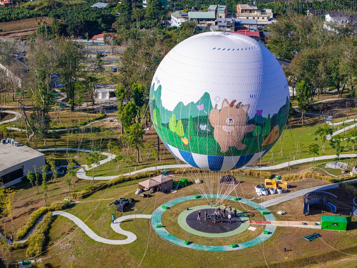 九九峰氦氣球組裝完成　外型29日搶先曝光