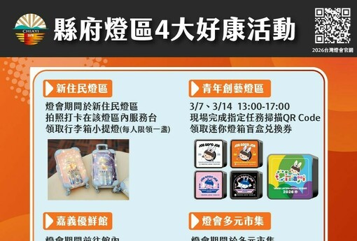 2026台灣燈會四大好康大放送！