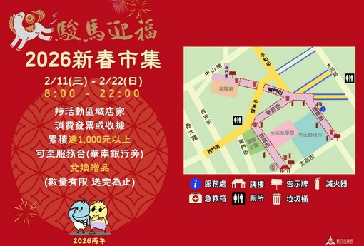 舊城區駿馬迎福！竹市「新春市集」結合在地商圈2/11熱鬧開跑