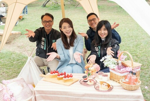 竹市賞花季「花現好日仔」浪漫揭幕　高虹安市長邀走進百年新竹公園賞櫻