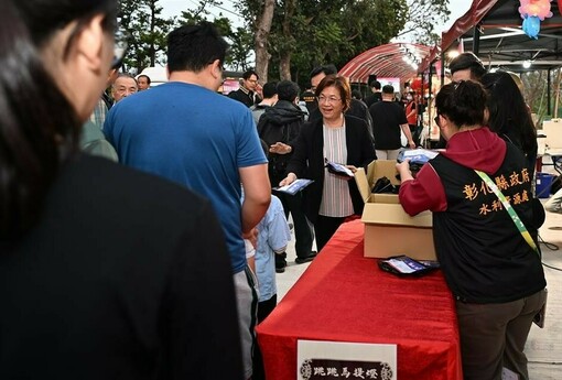 二林溪水綠廊道啟用音樂會 摸彩猜燈謎 熱鬧慶元宵