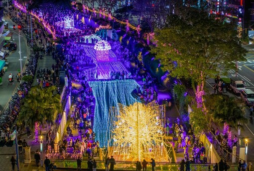 大家搶著拍！新莊中港光雕展2週衝破58萬人次 週末出遊首選