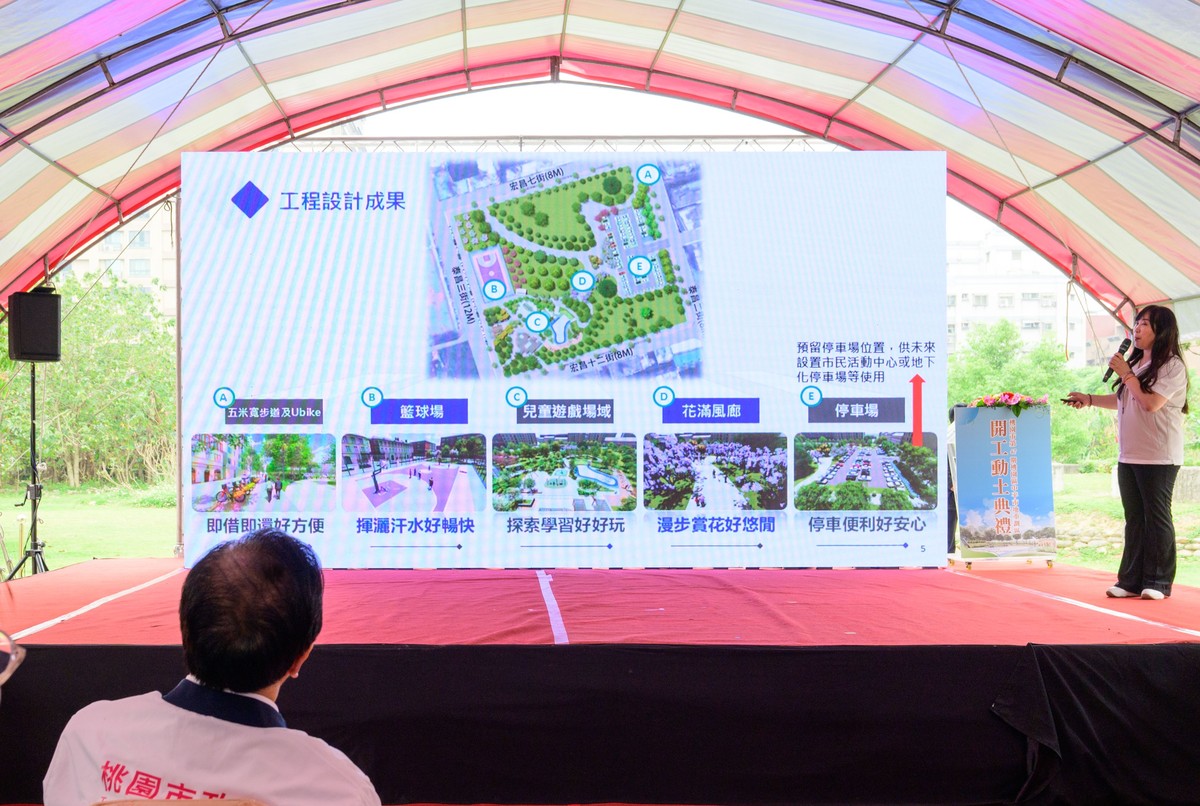 桃園中平市地重劃區開工！閒置40年公保地變身公園＋停車場，預計明年完工