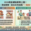 2026租金補貼新制上路！違建、頂加掰掰，新北社宅加碼「一胎加一籤」育兒家庭必看