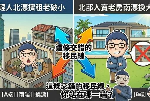 北部人賣老房南漂換大宅，年輕人北漂擠租老破小，這條交錯的移民線，你站在哪一端？