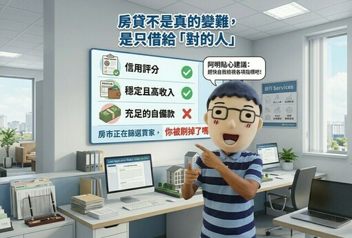 房貸不是真的變難，是只借給「對的人」房市正在篩選買家，你被刷掉了嗎？