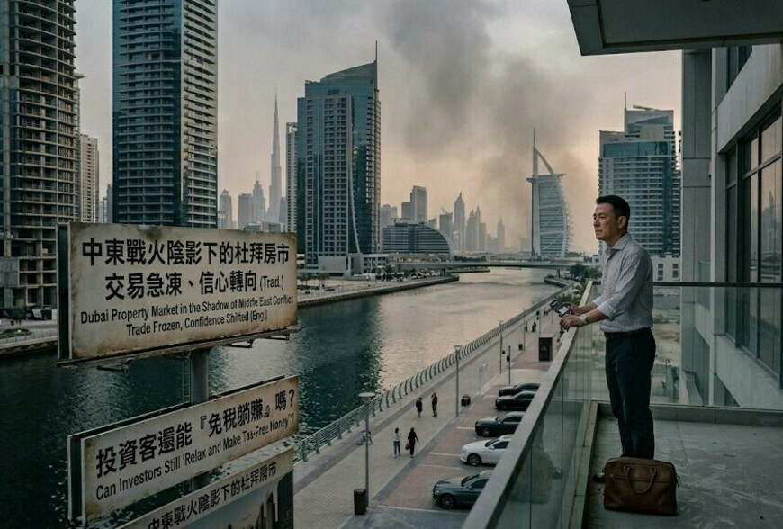 【中東戰火陰影下的杜拜房市】交易急凍、信心轉向，投資客還能「免稅躺賺」嗎？