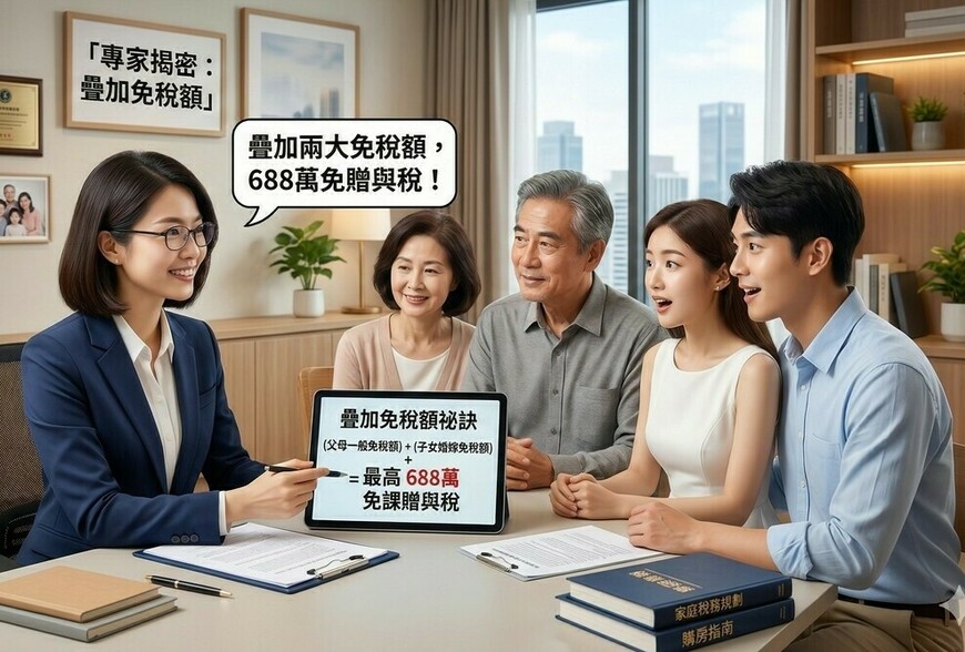 子女結婚送房送錢怎麼給最省?專家揭密:兩大免稅額疊加 最高近700萬免課贈與稅