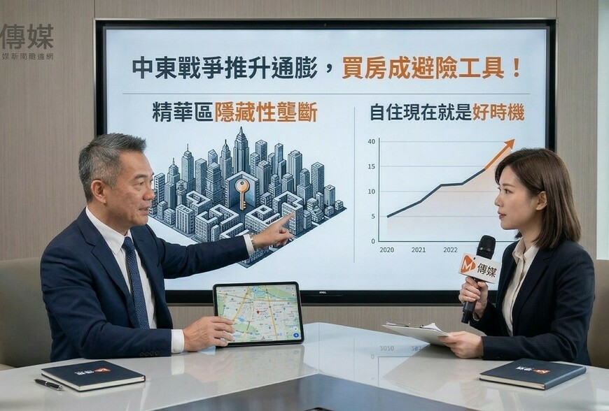 中東戰爭推升通膨，買房成避險工具！海悅總座：精華區有「隱藏性壟斷」，自住現在就是好時機
