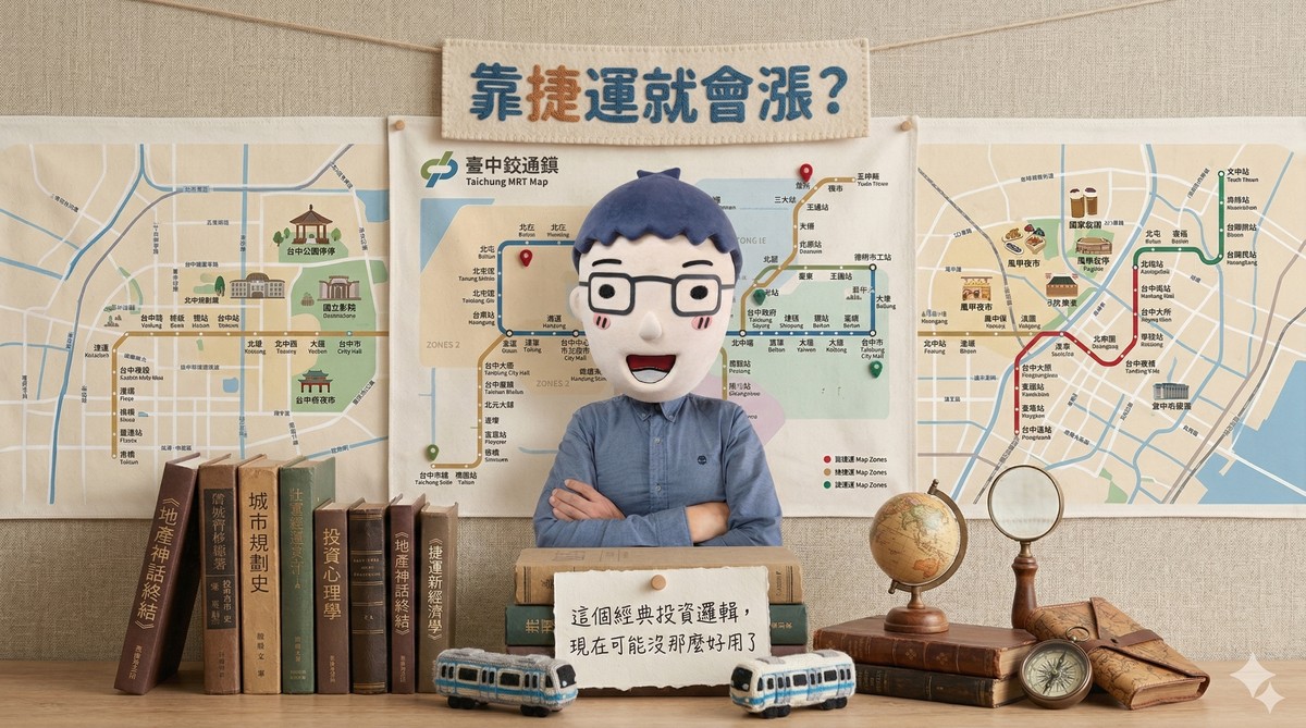 靠捷運就會漲？這個經典投資邏輯，現在可能沒那麼好用了