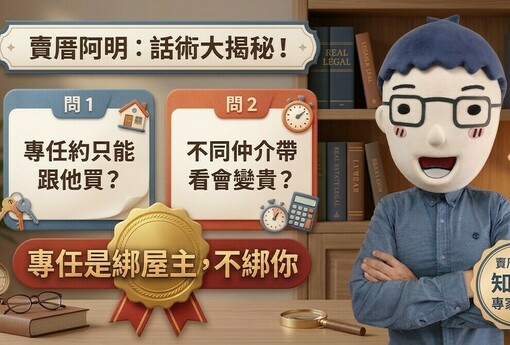 專任約只能跟他買？不同仲介帶看會變貴？專家：這不是規則，是話術！