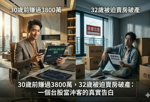 30歲前賺過3800萬，32歲被迫賣房破產：一個台股當沖客的真實告白