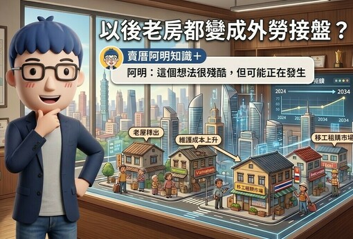 以後老房都變成外勞接盤？阿明：這個想法很殘酷，但可能正在發生