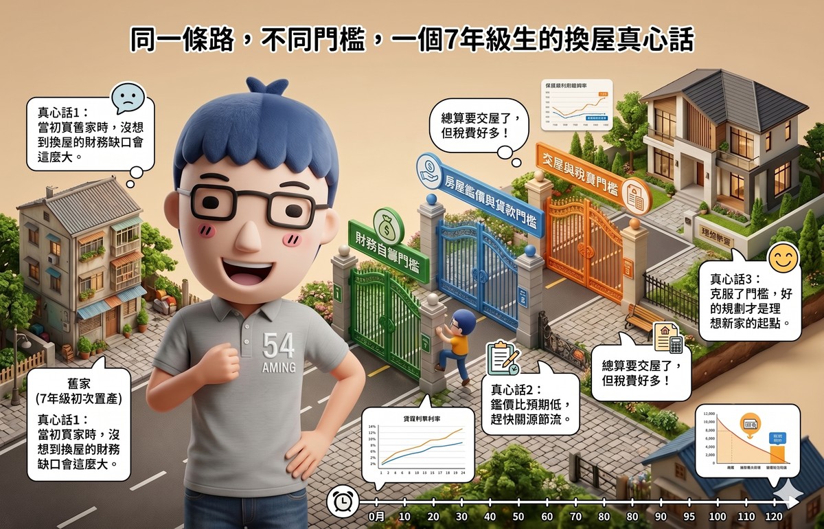 同一條路，不同門檻，一個7年級生的換屋真心話
