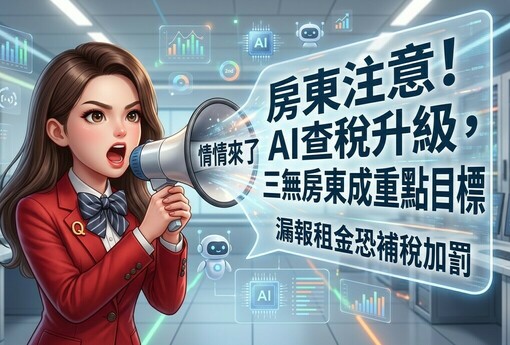 房東注意！AI查稅升級，三無房東成重點目標，漏報租金恐補稅加罰