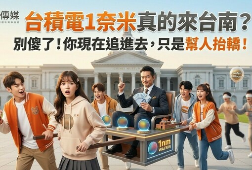 台積電1奈米真的來台南？別傻了！你現在追進去，只是幫人抬轎！