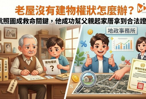 老屋沒有建物權狀怎麼辦？航照圖成救命關鍵，他成功幫父親起家厝拿到合法證明