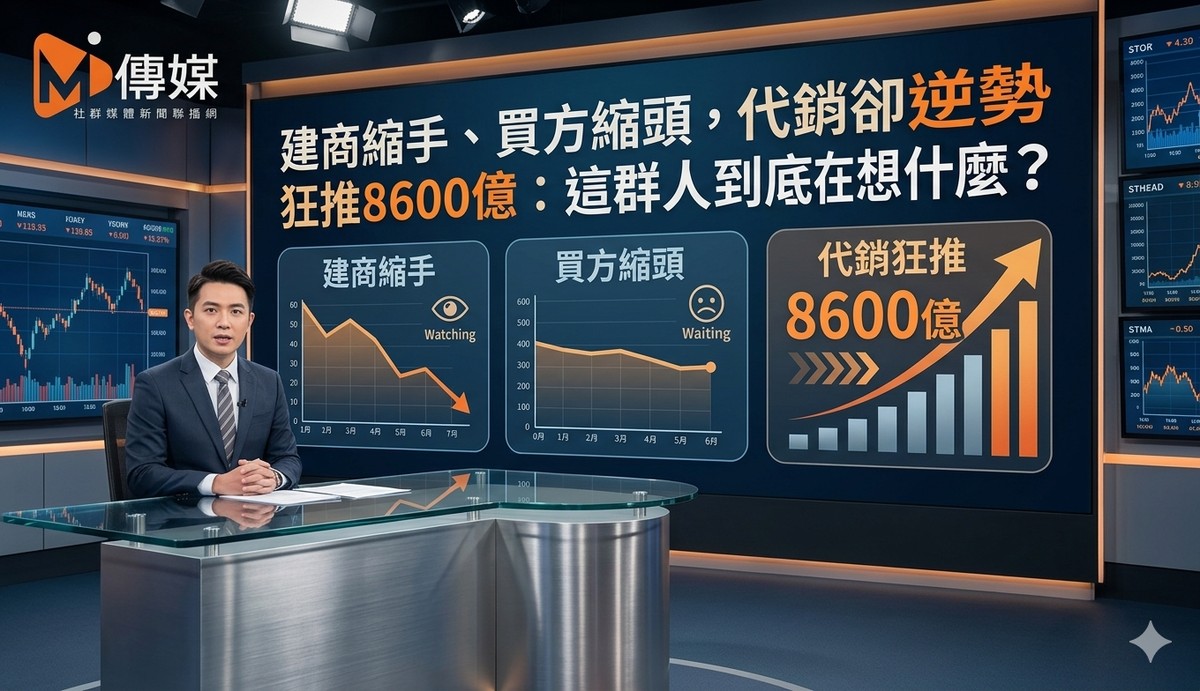 建商縮手、買方縮頭，代銷卻逆勢狂推8600億：這群人到底在想什麼？