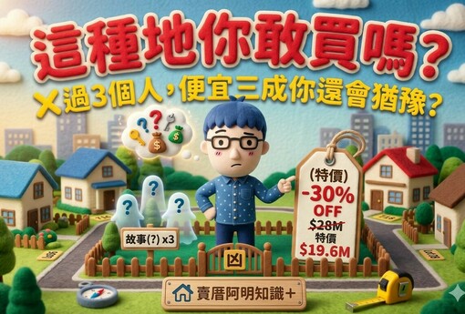 這種地你敢買嗎？死X過3個人，便宜三成你會猶豫？