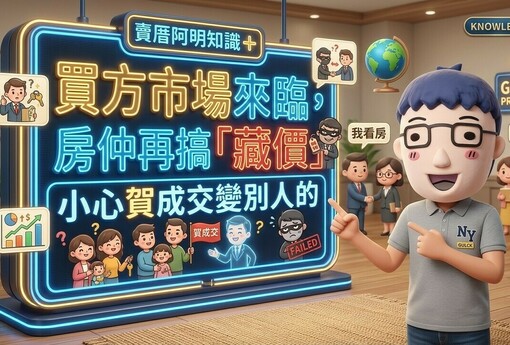 買方市場來臨，房仲再搞「藏價」小心賀成交變別人的