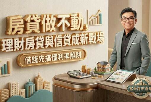 房貸做不動了，理財型房貸與信貸成新戰場，民眾借錢前先搞懂利率陷阱