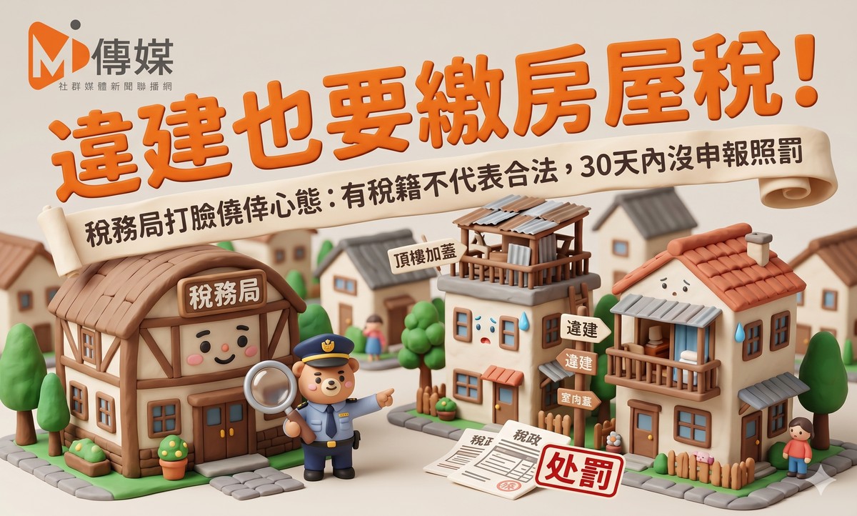 違建也要繳房屋稅！稅務局打臉僥倖心態：有稅籍不代表合法，30天內沒申報照罰