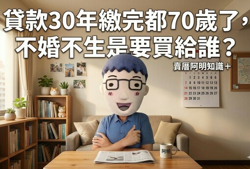 年近40被問怎麼不買房？網友：貸款30年繳完都70歲了，不婚不生是要買給誰？
