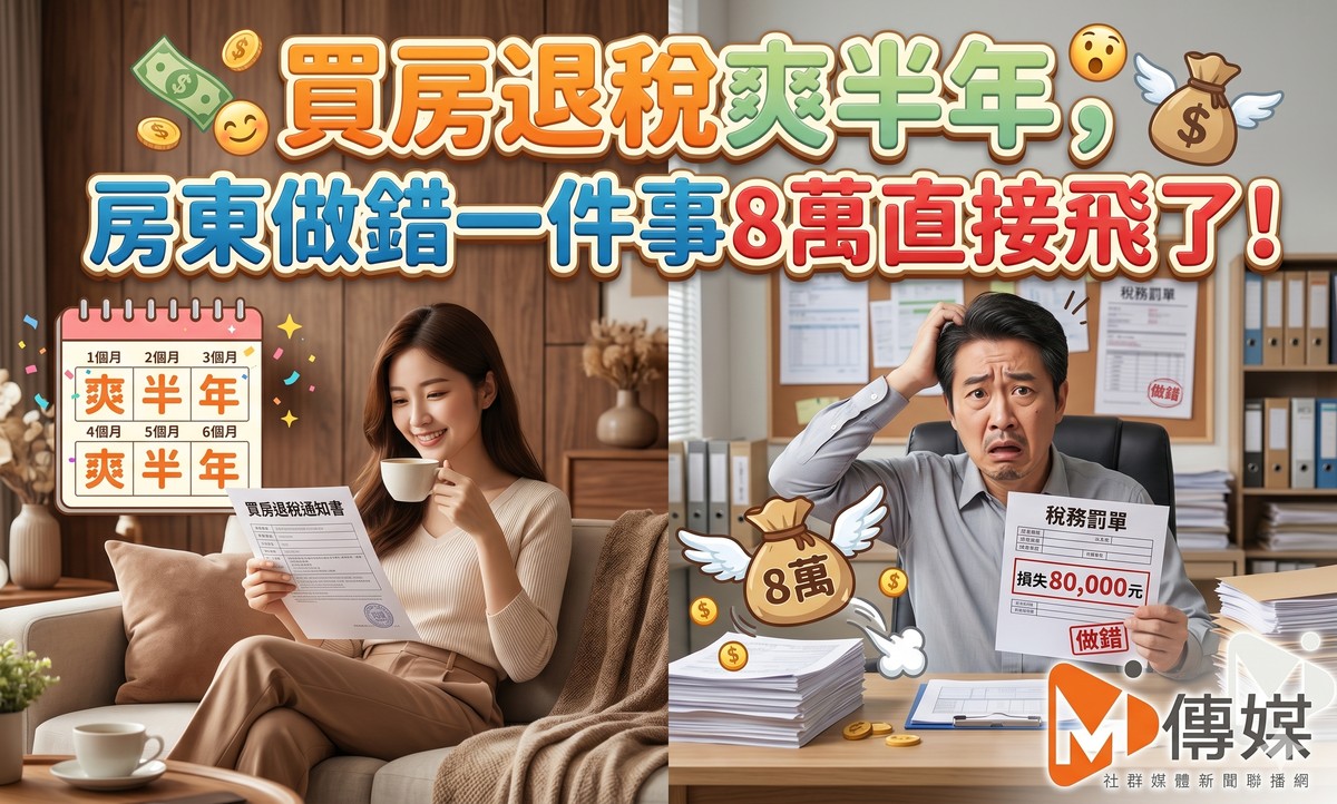 換屋退稅8萬爽不到三個月！竹科男做錯一件事直接吐回去，M編：5年列管期別亂搞