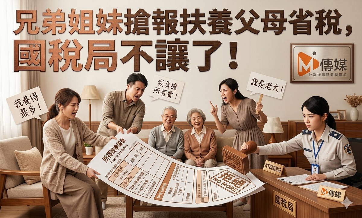 兄弟姐妹搶報扶養父母省稅，國稅局不讓了！四大認定順序出爐，最終關卡：誰真的在照顧