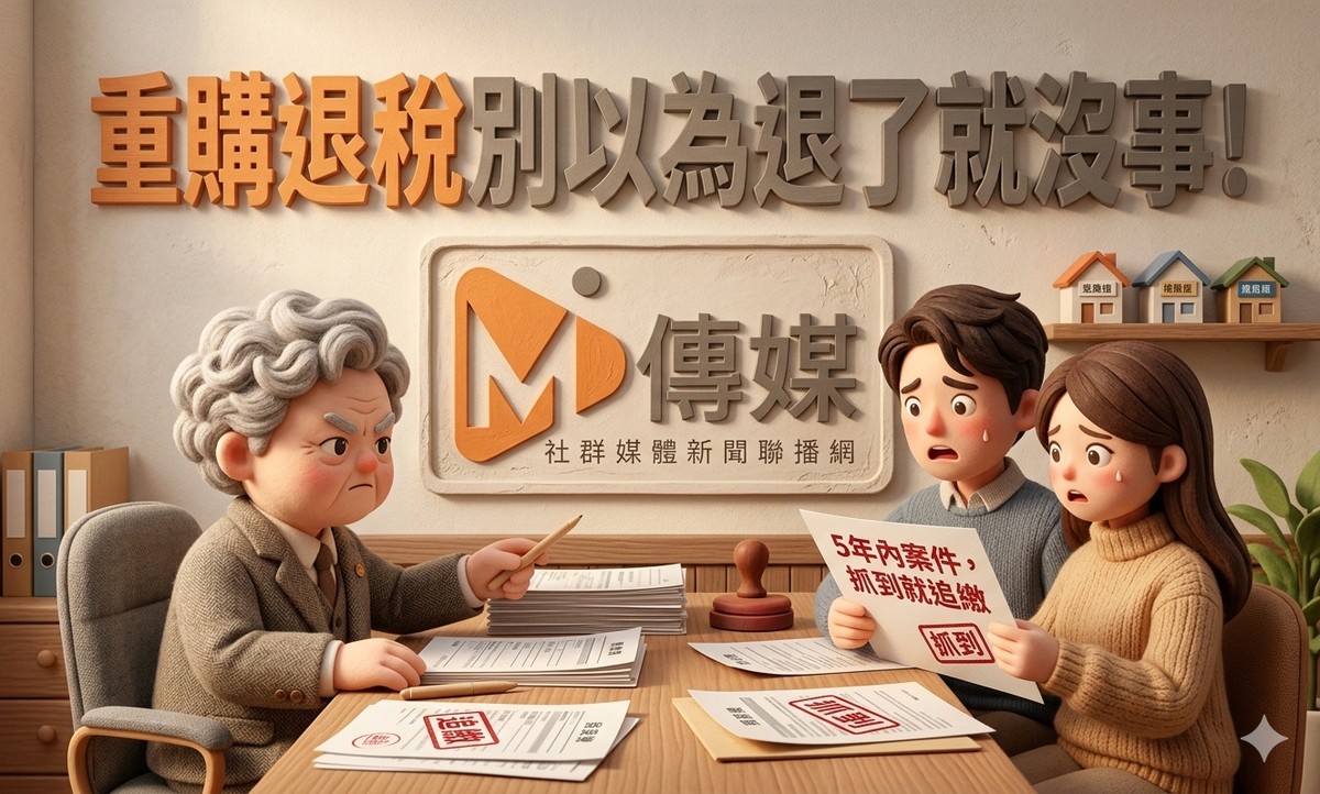重購退稅別以為退了就沒事！地稅局清查5年內案件，抓到就追繳