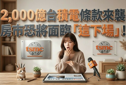 驚！2,000億台積電條款來襲，不只股市，台灣房市恐將面臨「這下場」！