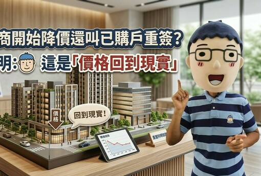 建商開始降價還叫已購戶重簽？阿明：這是「價格回到現實」