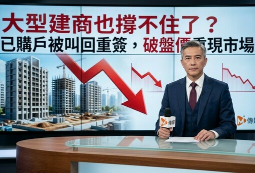 大型建商也撐不住了 ? 台中北屯開出降價第一槍，已購戶被叫回重簽，房價4字頭重現市場