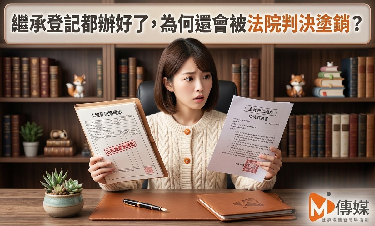 繼承登記都辦好了，為何還會被法院判決塗銷？地政士揭關鍵：輸的不是事實，是證據