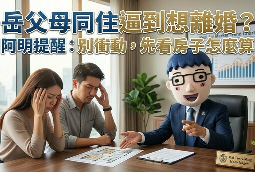 岳父母同住逼到他崩潰想離婚！律師警告：先搞清楚「房子是誰的」再說