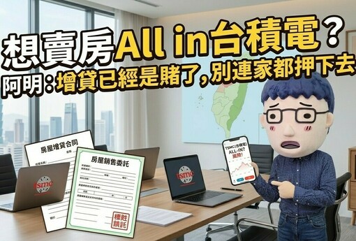 台股4萬點想賣房All in台積電？阿明：增貸已經是賭了，別連家都押下去