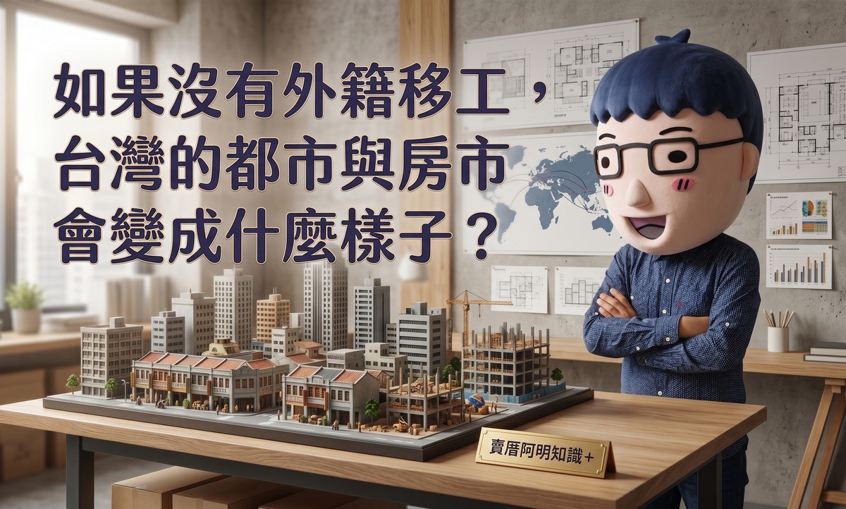 如果沒有外籍移工，台灣的都市與房市會變成什麼樣子？
