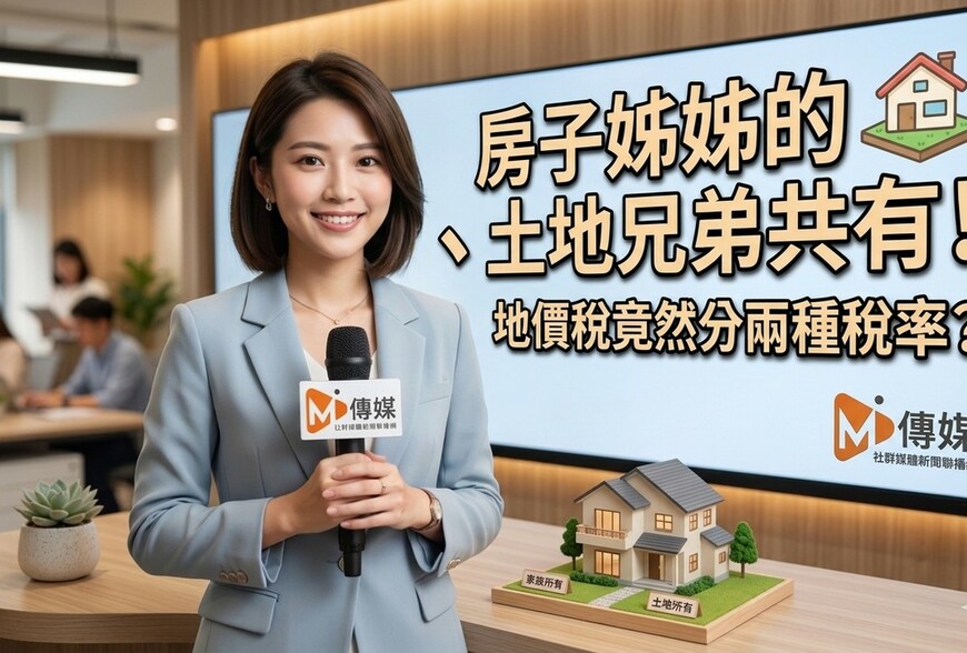 房子姊姊的、土地兄弟共有！地價稅竟然分兩種稅率？稅務局：因為旁系不算自用